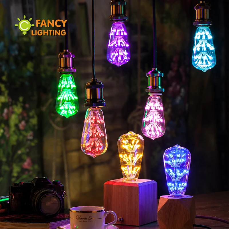 Светодиодная лампа звездное небо E27 110 В 220 3 Вт|lampada led|led light bulblight bulb |