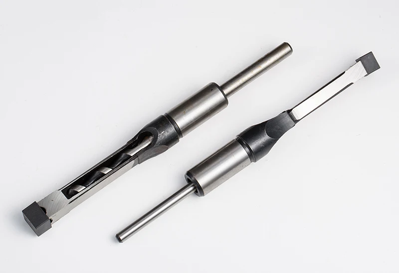 2PCS/SET 10mm &16mm Hollow Square Hole Cutter Tool Saw Mortiser Chisel
