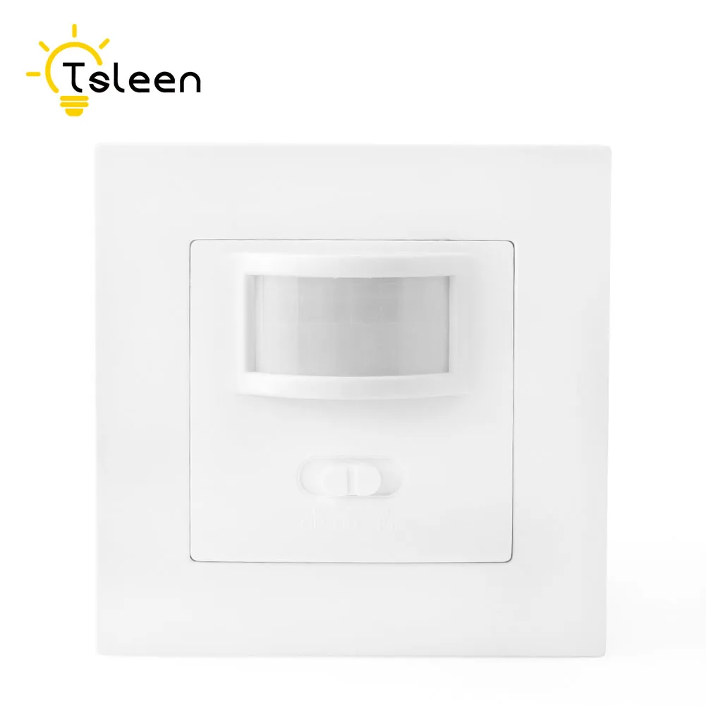 

AC 110V-240V Infrared PIR Motion Sensor Switch for LED Light Recessed Wall Lamp Bulb Detector Recessed Wall Light Switch