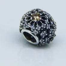 DIY Подходит для Pandora шармы браслеты ажурные декоративные бусины стерлингового серебра 925-ювелирные изделия