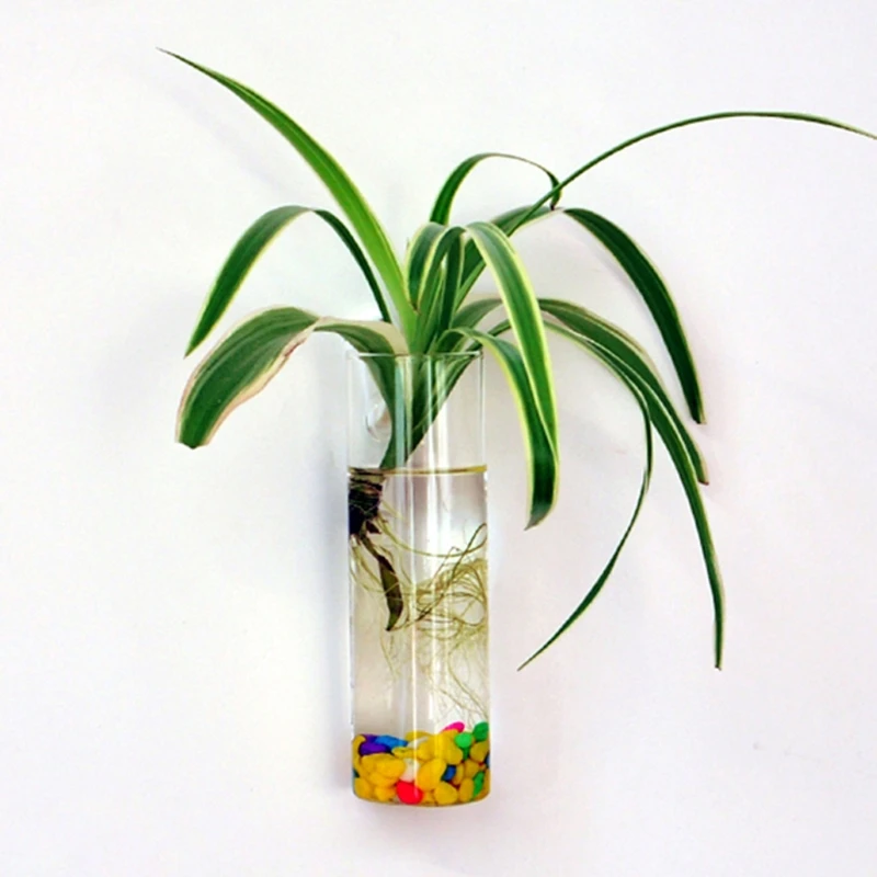 

2018 Wall Hanging Glass Flower Planter Vase Plant Pot Terrarium Home Garden