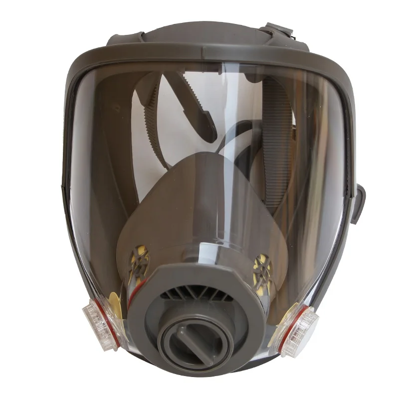 

Large View 2 in 1 Function Full Face Flate View Facepiece Respirator Gas Mask Painting Spraying