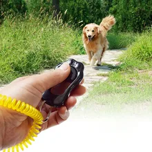 Дропшиппинг Портативный с кнопкой для собак клик звуковой тренажер Pet тренировочный инструмент наручный ремешок аксессуар