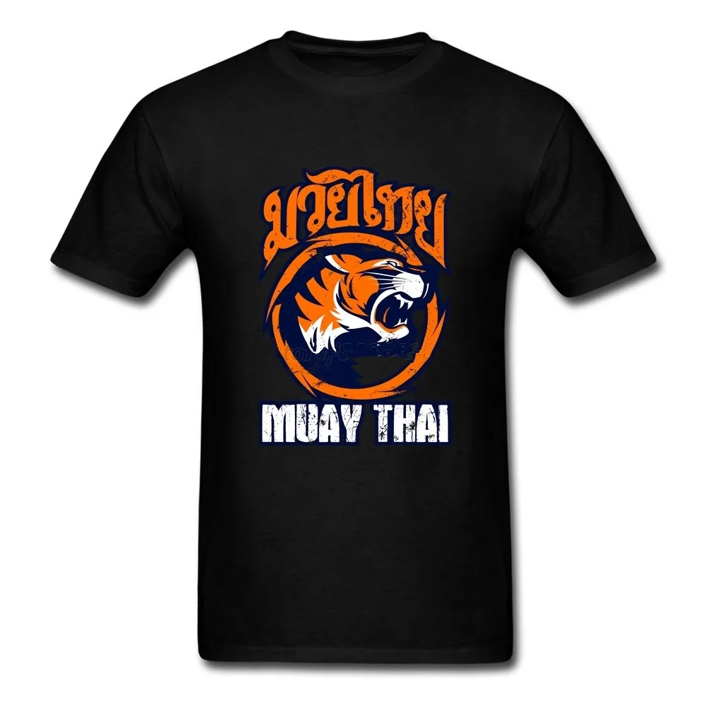 Summer Style Hip Hop Tops 2018 Latest Shirts For Men Tiger Muay Thai T