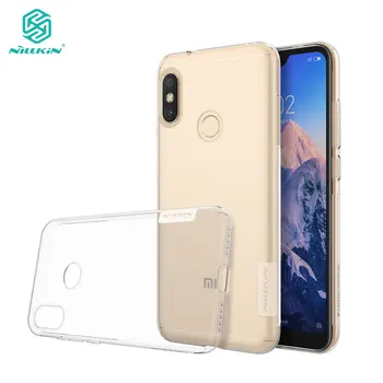 

Redmi 6 Pro Case Nillkin Nature Series Transparent Clear Soft TPU Cover Case for Xiaomi Mi A2 Lite