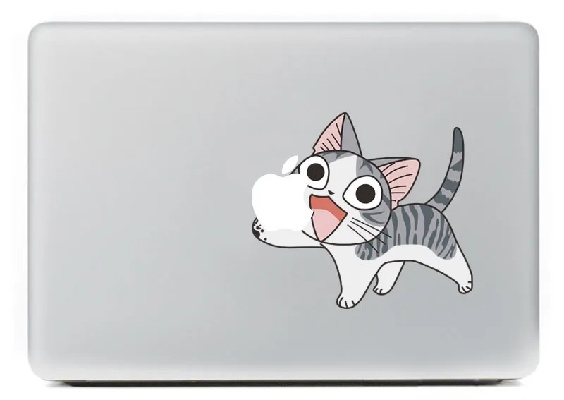 Испорченные котенок Виниловая наклейка для нового MacBook Pro 13 15 дюймов и Air 11 13 дюймов наклейка кожи ноутбука Стикеры
