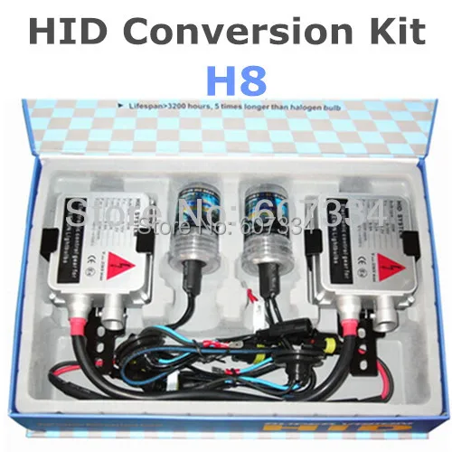 Запас доставка Новый 12 В/35 Вт CE Ксеноновые Conversion Kit (H8) один луч (3000 К/4300 К/6000 К/8000 К) для фара Foglight