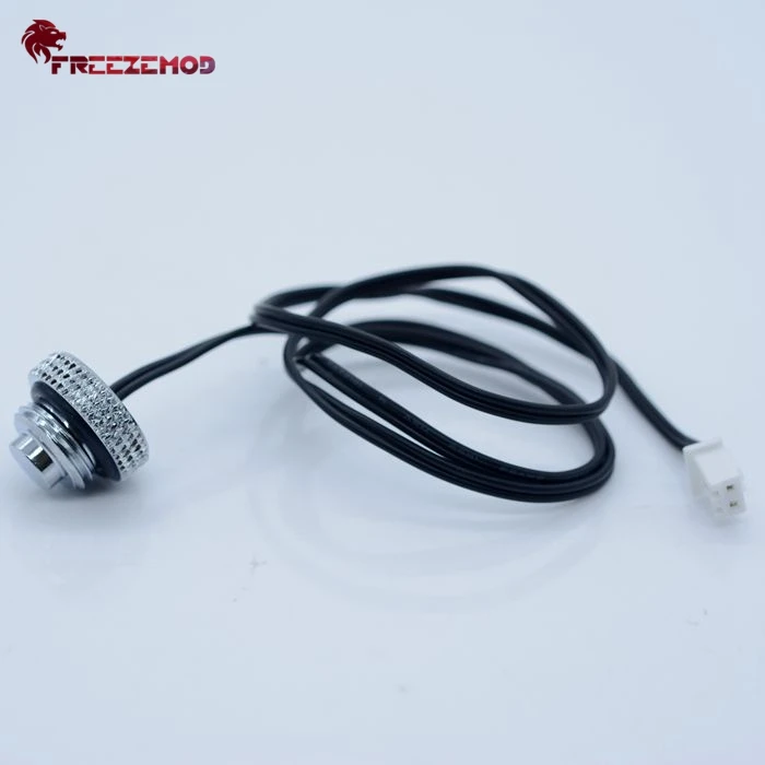 

FREEZEMOD plug temperature sensor waterproof plug metal XH2.54 terminal interface computer pc water cooler fitting. DT-CWC