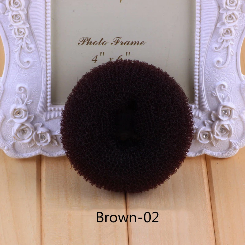 Black/Brown/Ivory 1PC Elegant Women Ladies Girls Magic Shaper Donut Hairbands Bun Fashion Hair Styling Tool Accessories hair accessories for brides
