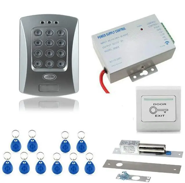 C35 SmartYIBA Rfid дверной замок, комплект контроля доступа, автоматические электрические дверные блоки управления, блок питания, контроль выхода, Открыватель ворот - Цвет: C35