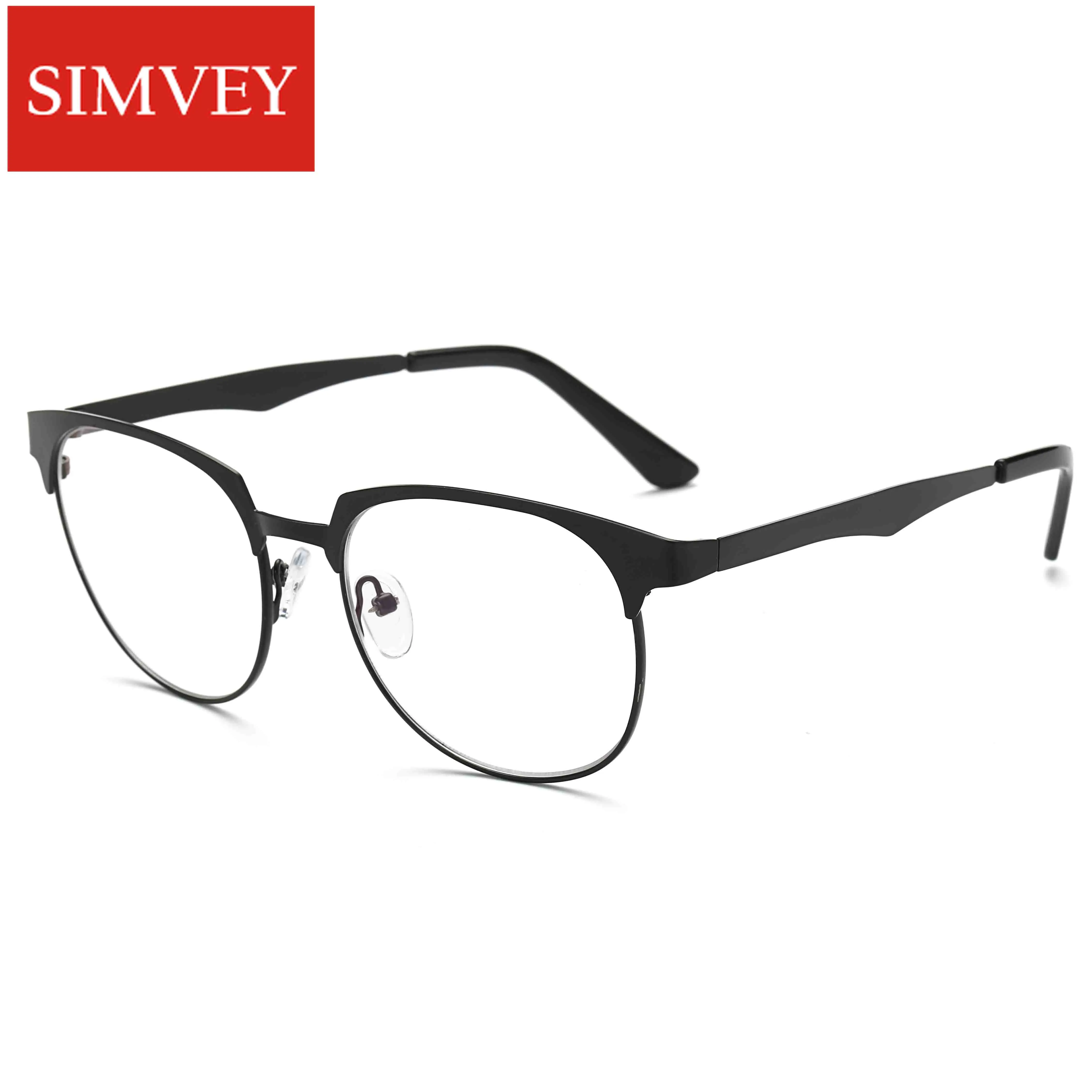 Simvey 2017 New Blue Light Blocking Glasses Women Retro Metal UV