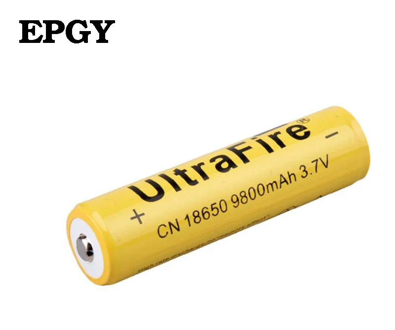 18650 литиевая батарея 3,7 V 9800mAh высокой емкости для фонарика и электронной игрушки литиевая батарея