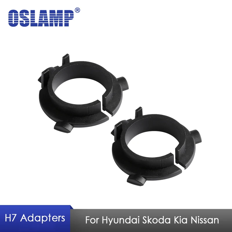 Oslamp H7 светодиодные фары лампы Базовые держатели гнезда адаптеров для Hyundai Lamando New
