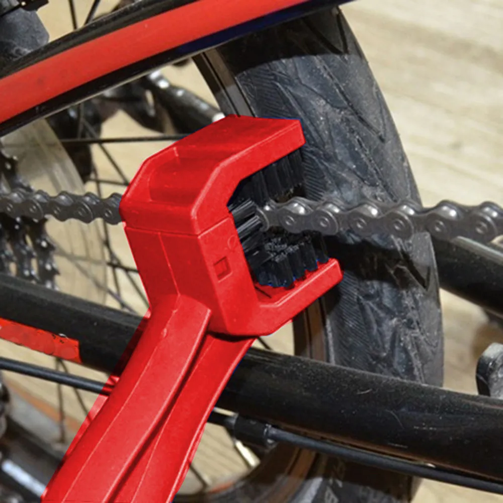 Discount Plastic Cycling Motorcycle Bicycle Chain Clean Brush Gear Grunge Brush Cleaner Outdoor Cleaner Scrubber Tool dropshipping Z0527 7