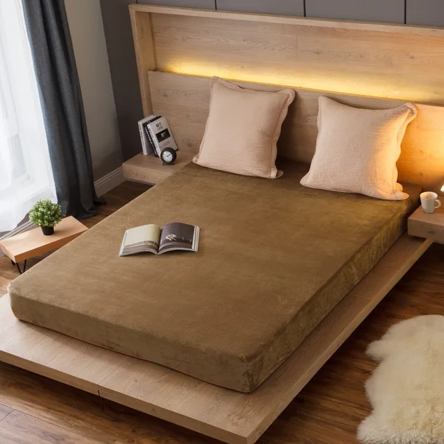 Aliexpress.com : Buy Winter Velvet Mattress Cover 160 X 200 Protector