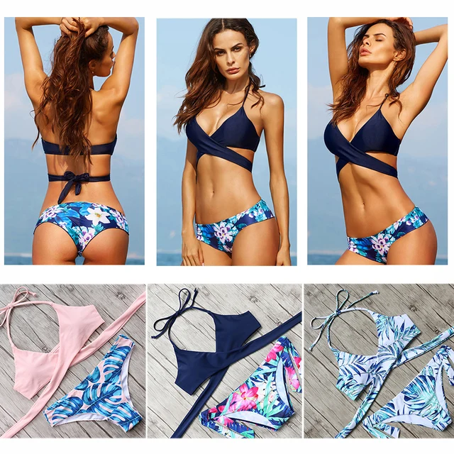 Best Price 2018 Bandage Sexy Brazilian Bikini Bikinis Women Swimsuit Biquini Bathing Suit Push Up Swimwear Bikini Set maillot de bain Hot !