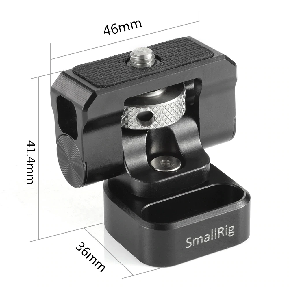 SmallRig Universal DSLR Camera EVF Holder Monitor Mount Swivel 360 degree & tilt 150 degree allow f
