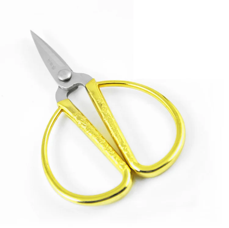 2 pcs lot 110 mm length stainless steel scissors dragon and phoenix