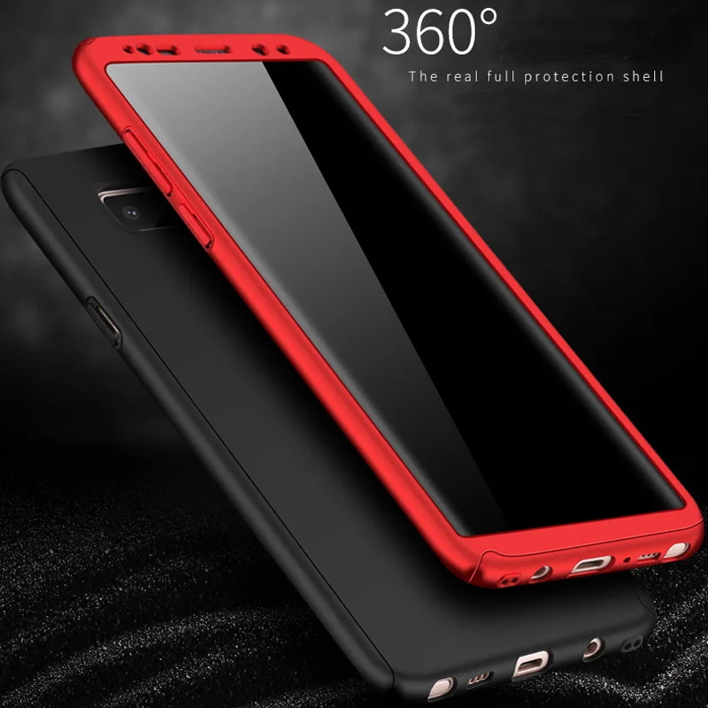 

360 Full Coverage Case for Samsung S6 edge S7 edge S8 Plus S9 Plus Note 8 Note 9 Case Phone Back Cover Funda