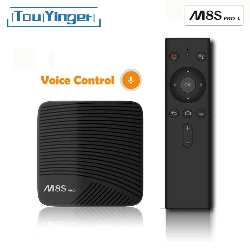 

Touyinger M8S pro L ATV voice Android 7.1 Smart TV BOX Amlogic S912 64 bit Octa core 3GB 32GB DDR3 2.4G-5Gwifi 4K HD BT4.1