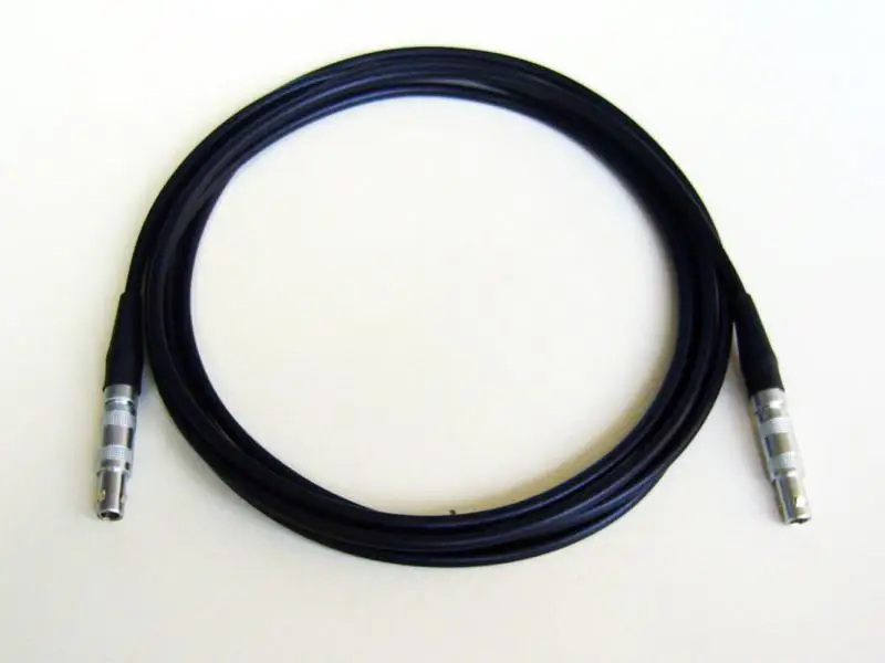 

Cable for flaw detector, Equality LEMO 00 to LEMO 00 Krautkramer C5-C5