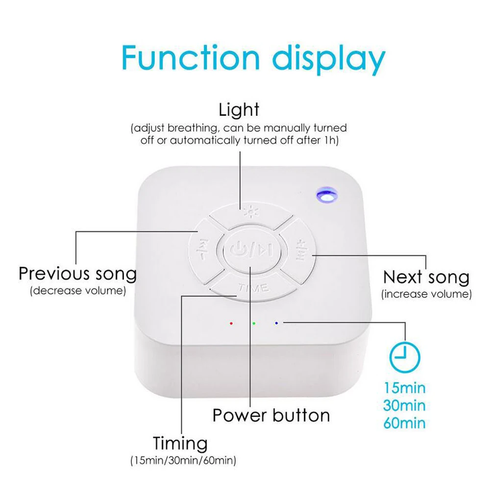 Белый шум машинная терапия сон Релаксация ночной спящий аппарат 9 расслабляющий звук