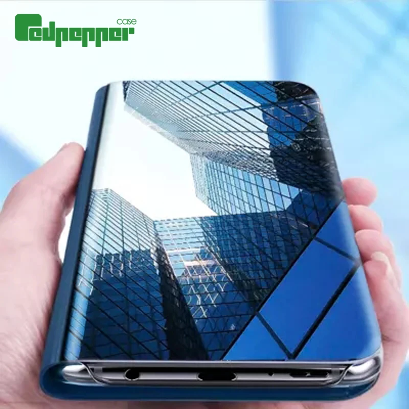 Роскошный 360 умный зеркальный флип-чехол для Samsung S20FE S20 S21 Ultra S10 S9 S8 чехол Galaxy Note 20 10