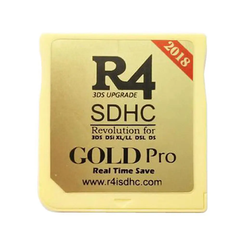 

2018 Version New R4I SDHC Dual Core Gold Flash Card Adapter for 3DS DSi XL DSL Version New R4I SDHC Dual Core