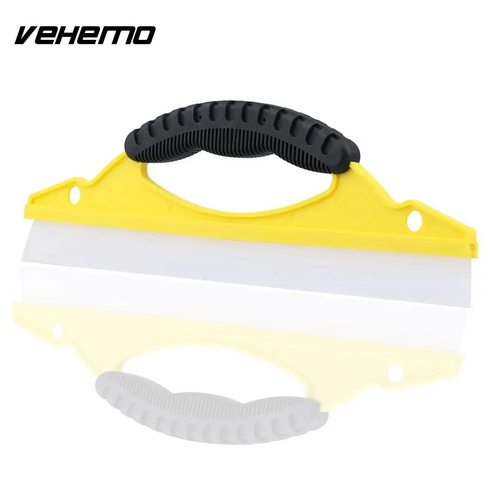 Car Squeegee Scraper Car Scraper Cleaner Wiper Auto Scraper Window Glass Durable Rubber Portable