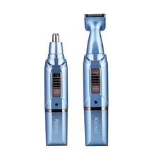 Kemei KM-199 2 in 1 Nose Hair Trimmer Eyebrow Clipper Hair Removal Shaving Razor Beard Face Hairs Cut Shaping Razor Face Care Kemei KM-199 2 in 1 Nose Hair Trimmer Eyebrow Clipper Hair Removal Shaving Razor Beard Face Hairs Cut Shaping Razor Face Care