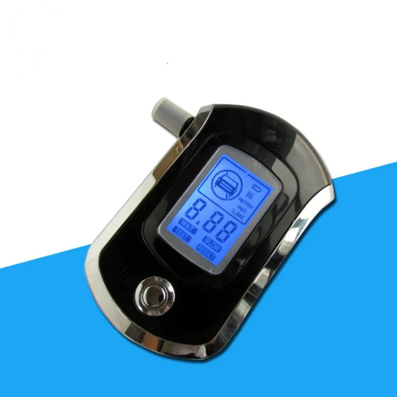 High-precision breathing portable drunk driving tester Alcohol detector concentration measuring instrument alcoholist alcohol te |