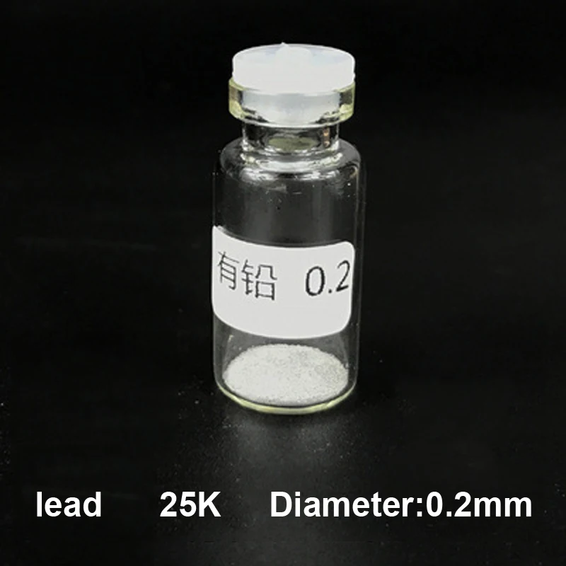 25 К/Bottle 0,2/0,25/0,3/0,35 мм BGA этилированного Ball припоя чип в корпусе с шариковыми выводами шары для реболлинга для PCB чипов ремонт материнской