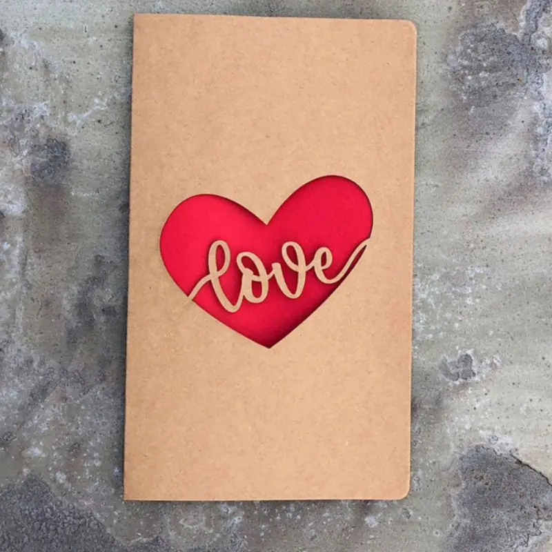 Пригласительные открытки открытка Ретро Конверт 3D открытка бумага Оригами ручной работы День Святого Валентина лазерной резки