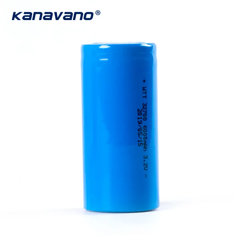 Kanavano 32700 3,2 V 6000mAh lifepo4 Аккумуляторная батарея для сотового телефона LiFePO4 5C разряда батареи для Светодиодный фонарики лампа аварийной сигнализации