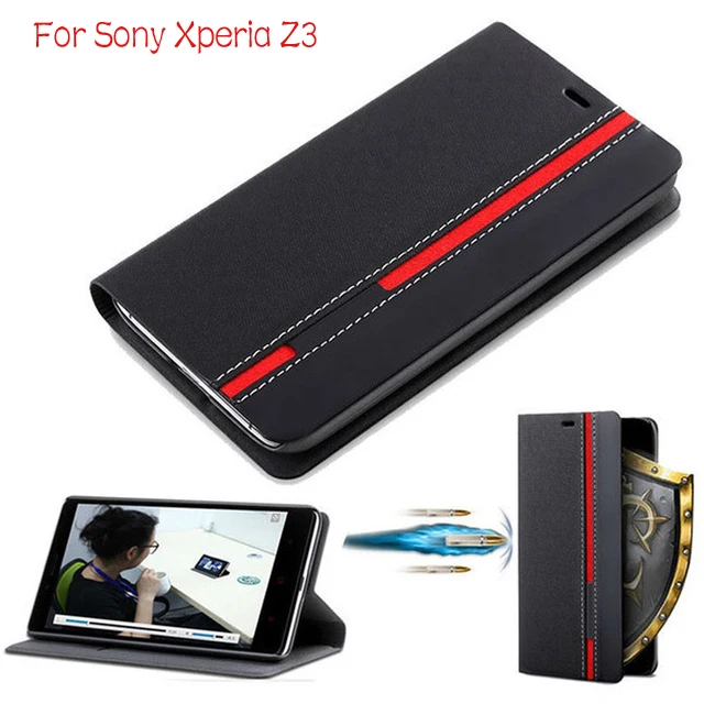 

DIYABEI Wallet Case For Sony Xperia Z3 D6603 D6643 5.2" Flip Cover PU Leather Stand Phone Bags Cases Cover