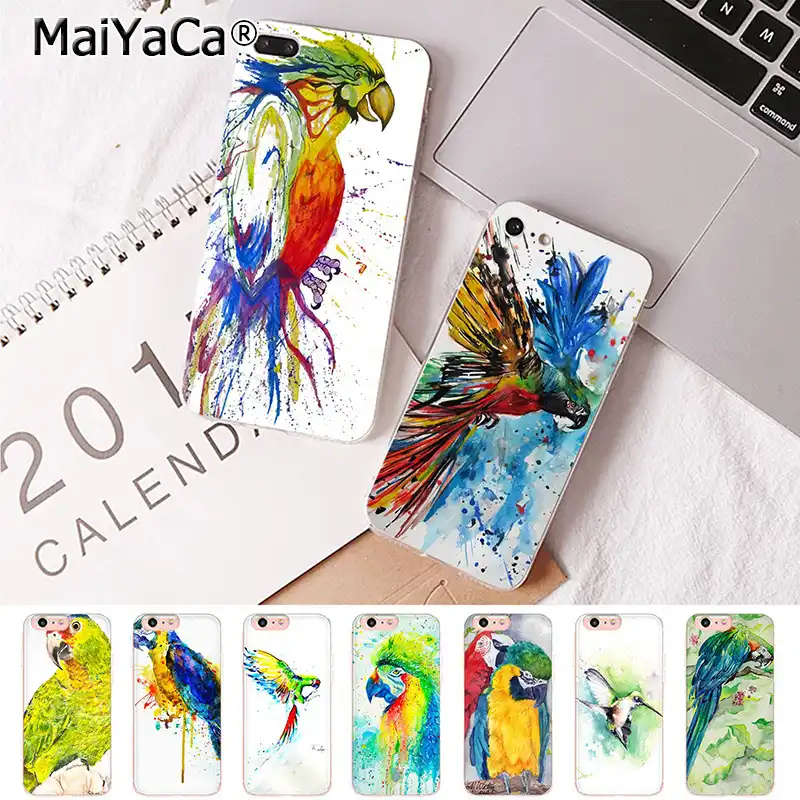 Watercolour Budgies iPhone 11 case Watercolour Budgies iPhone 11 case