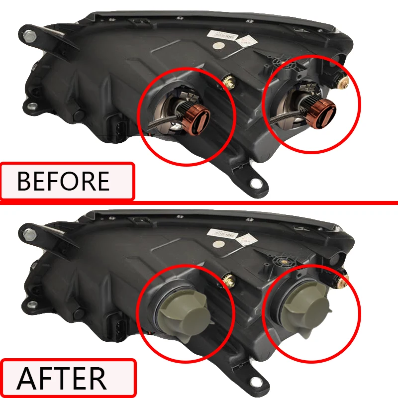 

1 piece led hid Dust caps pvc hard materail Extended rear cover for Elantra Low light Bulb overhaul caps