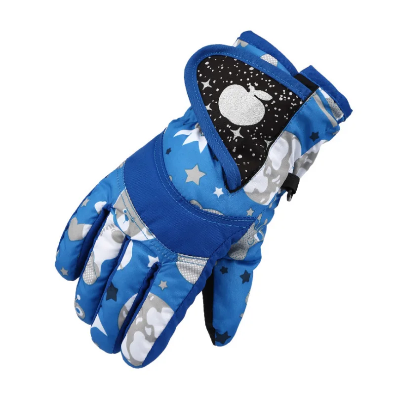 Kufun перчатки для катания на лыжах Зимние спортивные перчатки для детей Детские теплые водонепроницаемые ветрозащитные перчатки для лыжного спорта