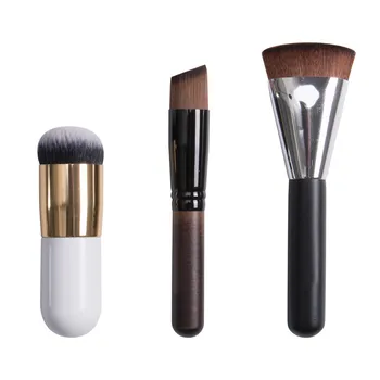 

3pcs Meloision Makeup Brushes Pro Foundation Flawless Blush Powder Brush Make Up Beauty High Quality Make Up Set Tool