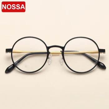 

NOSSA Excellent Quality Ultem Round Glasses Frames Fashion Women Men Clear Lens Trendy Spectacles Casual Vintage Eyewear Frame