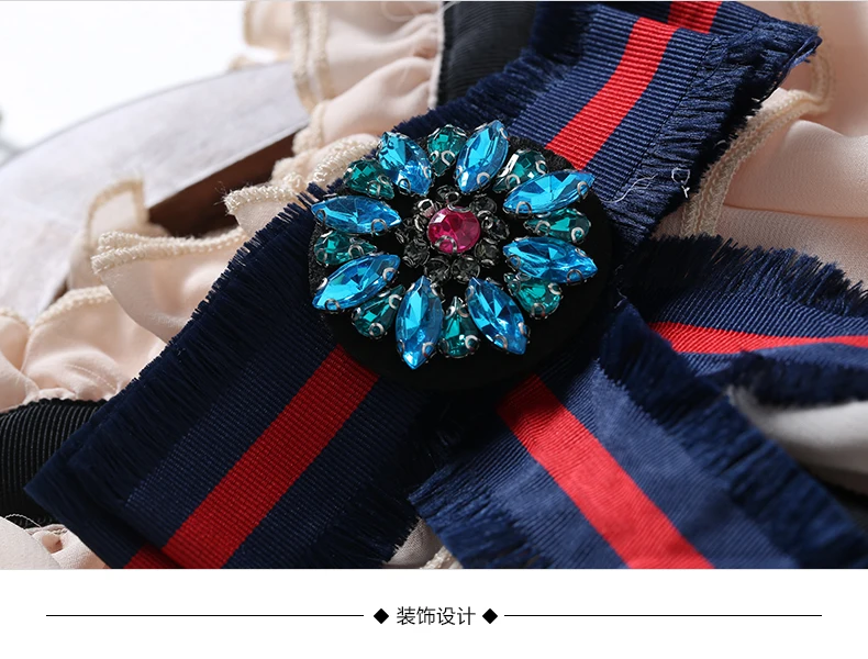 Bow Diamonds Collar Shirts  (20)