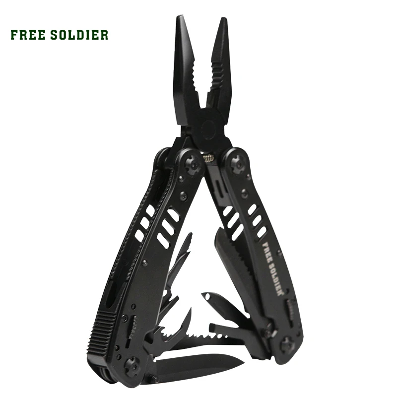 

FREE SOLDIER 440C high carbon multi-purpose pliers Combined cutter pliers Stainless steel folding multi-purpose portable pliers