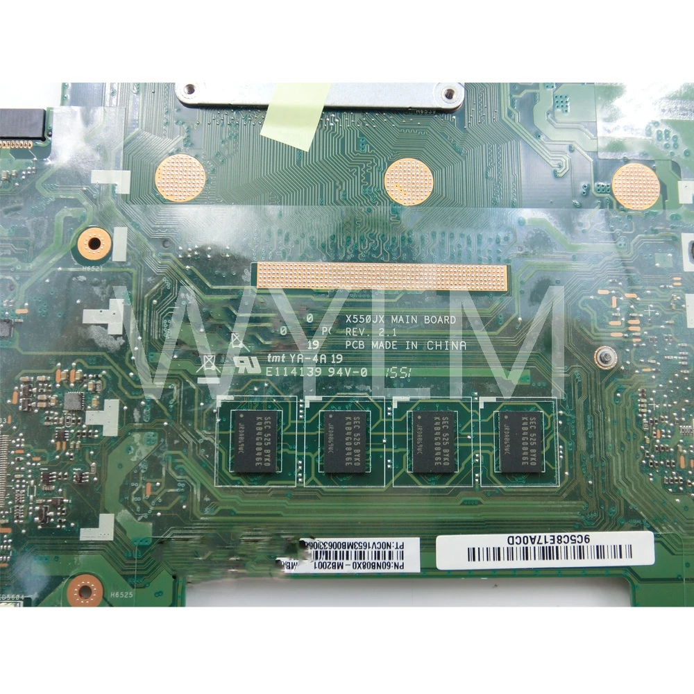  X550JX motherboard GTX950M/2GB i7-4750HQ mainboard For ASUS X550J X550JK FX50J A550J K550J W50J lap