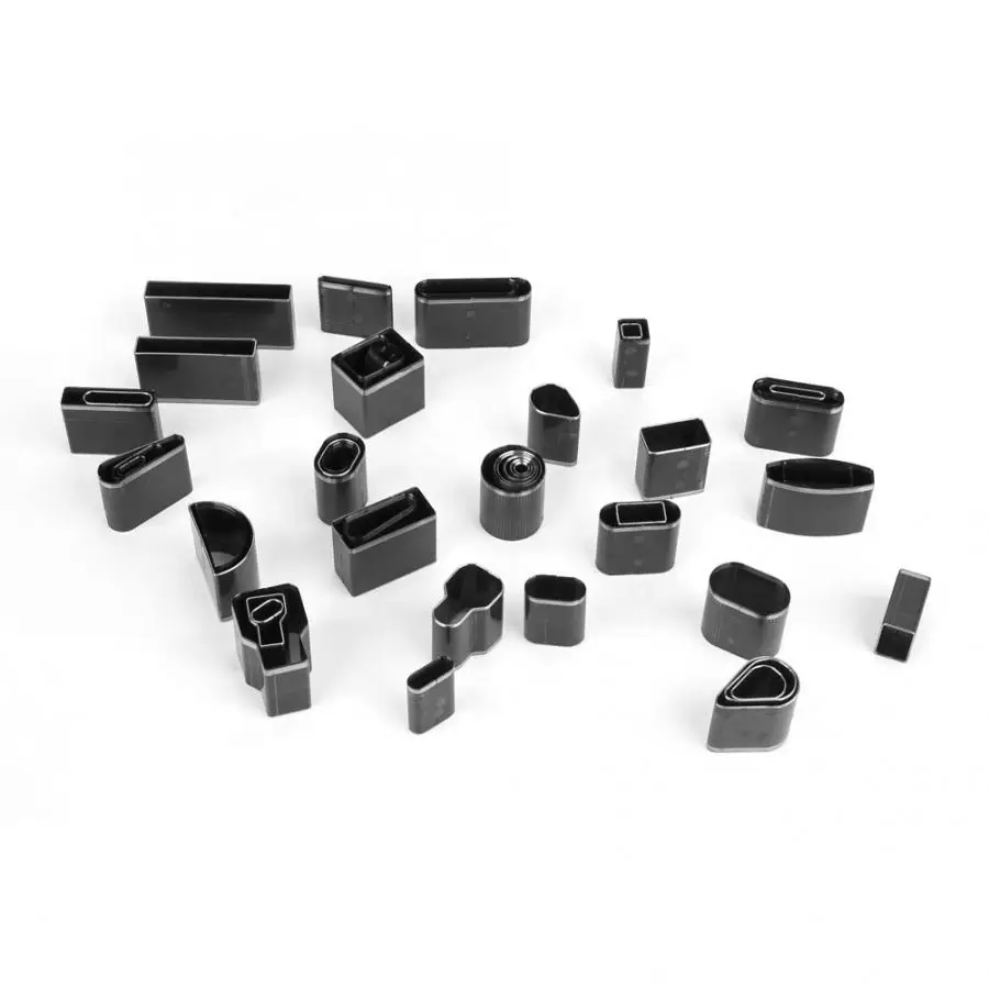 Desktop Punching Leather Craft Tools 52pcs Shaped Style Hole Hollow Punch Set Punching DIY Tool For Leather Belt Phone Holster