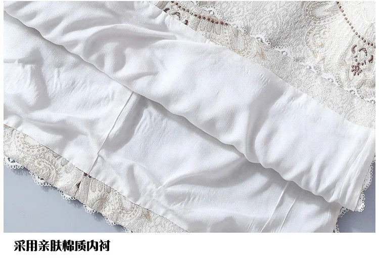 Новая весенняя одежда для девочек Национальный Повседневный улучшенного качества Cheongsam воротник плиты кнопки кружева короткое платье;