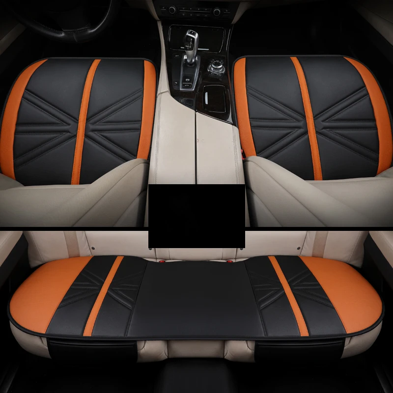 Front rear seat cover High quality PU leather car seat cover cushion