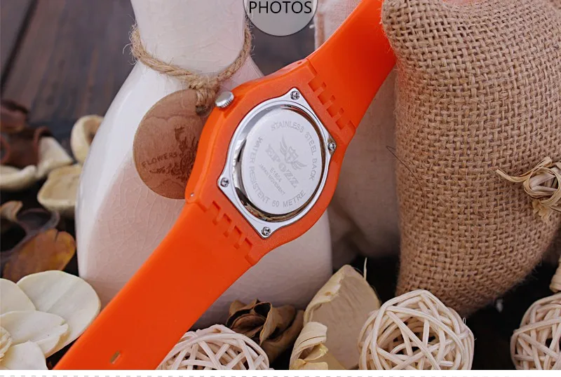 EPOZZ модные повседневные женские часы, женские кварцевые часы, простой креативный дизайн, аналоговые зеленые часы, отображение недели, японский механизм E1604