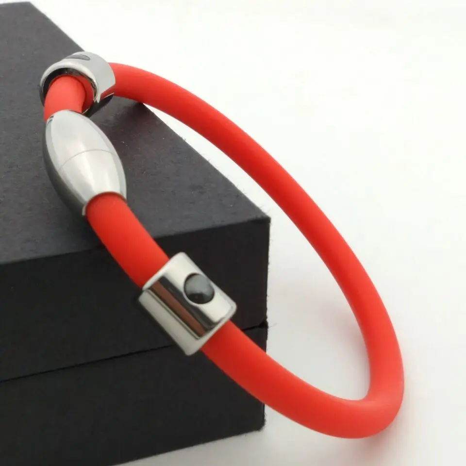 Korean fashion healthy silicone bracelet germanium braceletgermanium