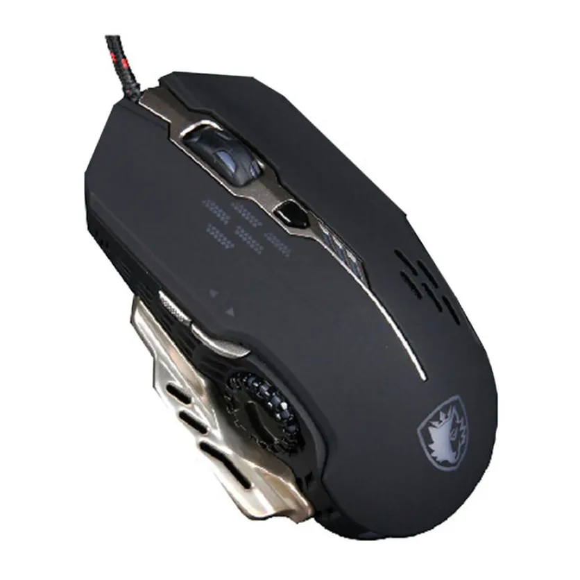 

Malloom 2017 Professional 2400 DPI Wired Optical LED 6 Buttons Gaming Mouse gamer sem fio For Laptop PC Computer Office Sale