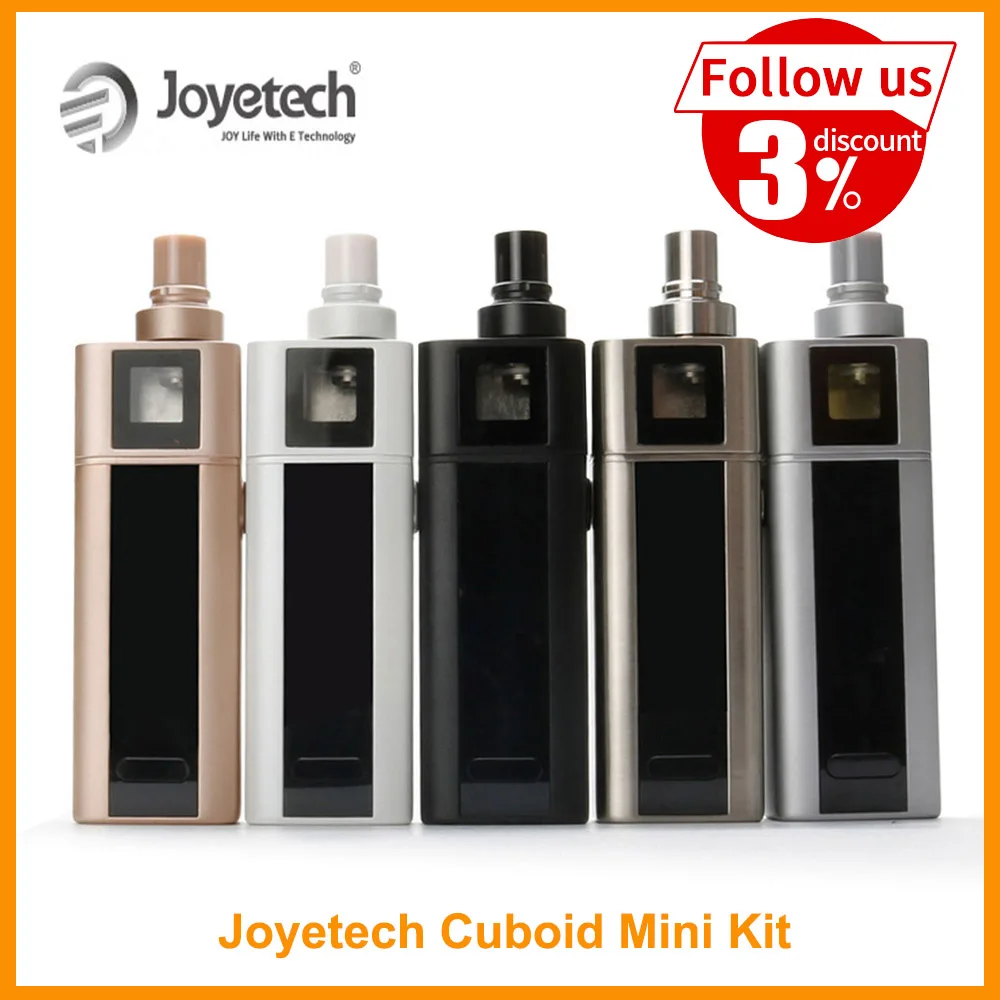 

[RU] Simple Package Original Joyetech Cuboid Mini Battery 80W Built in 2400mAh Cuboid Mini VT/TC Mode Vape Mod E-Cigarette